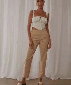 Peppermayo Boat Party Pants - Beige New & Most Loved