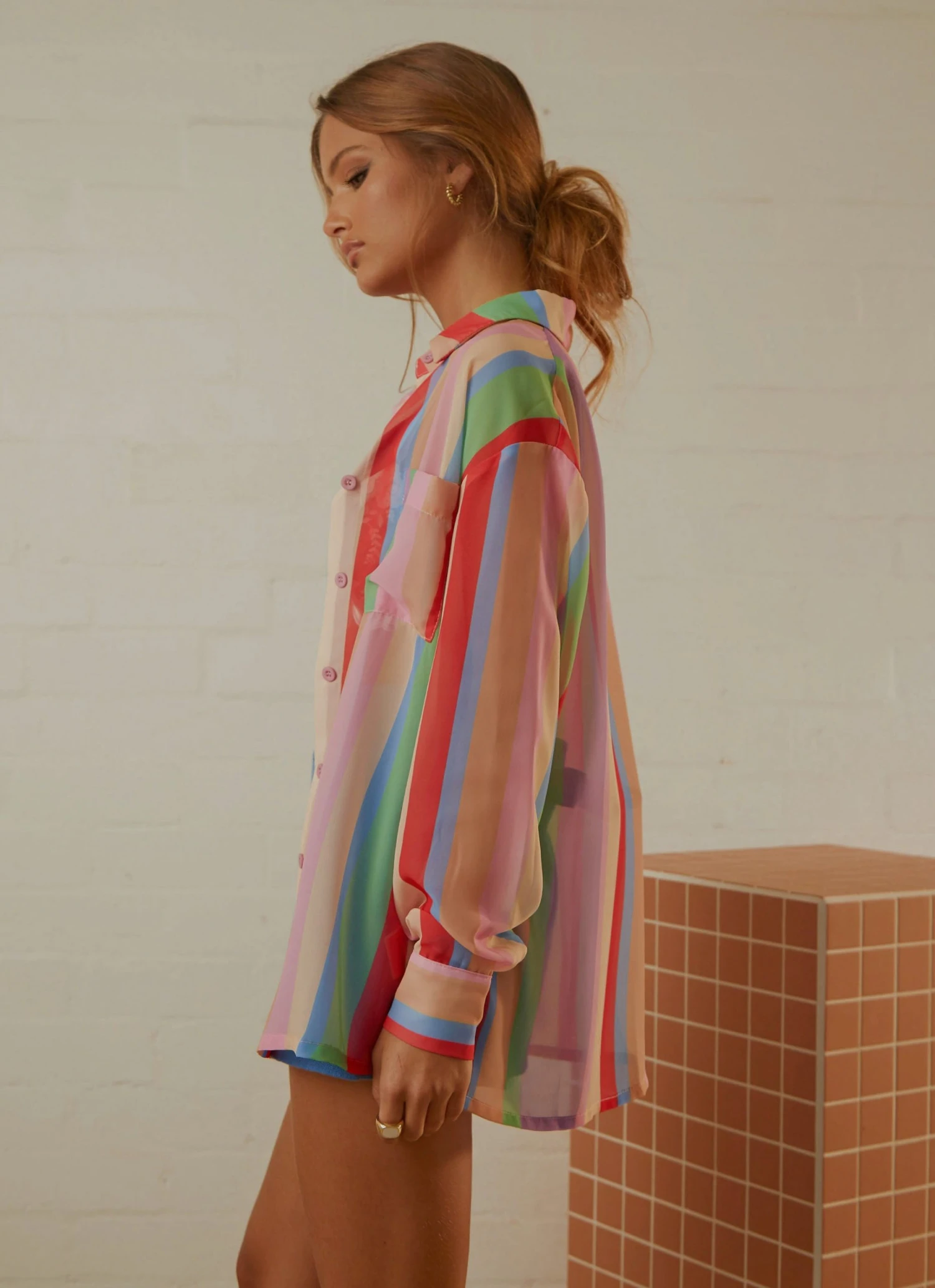 Peppermayo Exclusive Paradise Found Sheer Shirt - Carnivale 5 Peppermayo Exclusive Paradise Found Sheer Shirt - Carnivale