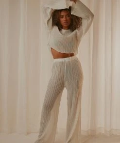 4th & Reckless Shina Trouser - White New & Most Loved