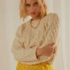 Peppermayo Hold Onto You Knit Sweater - Cream New & Most Loved