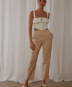 Peppermayo New Tops All My Heart Bustier Top - White