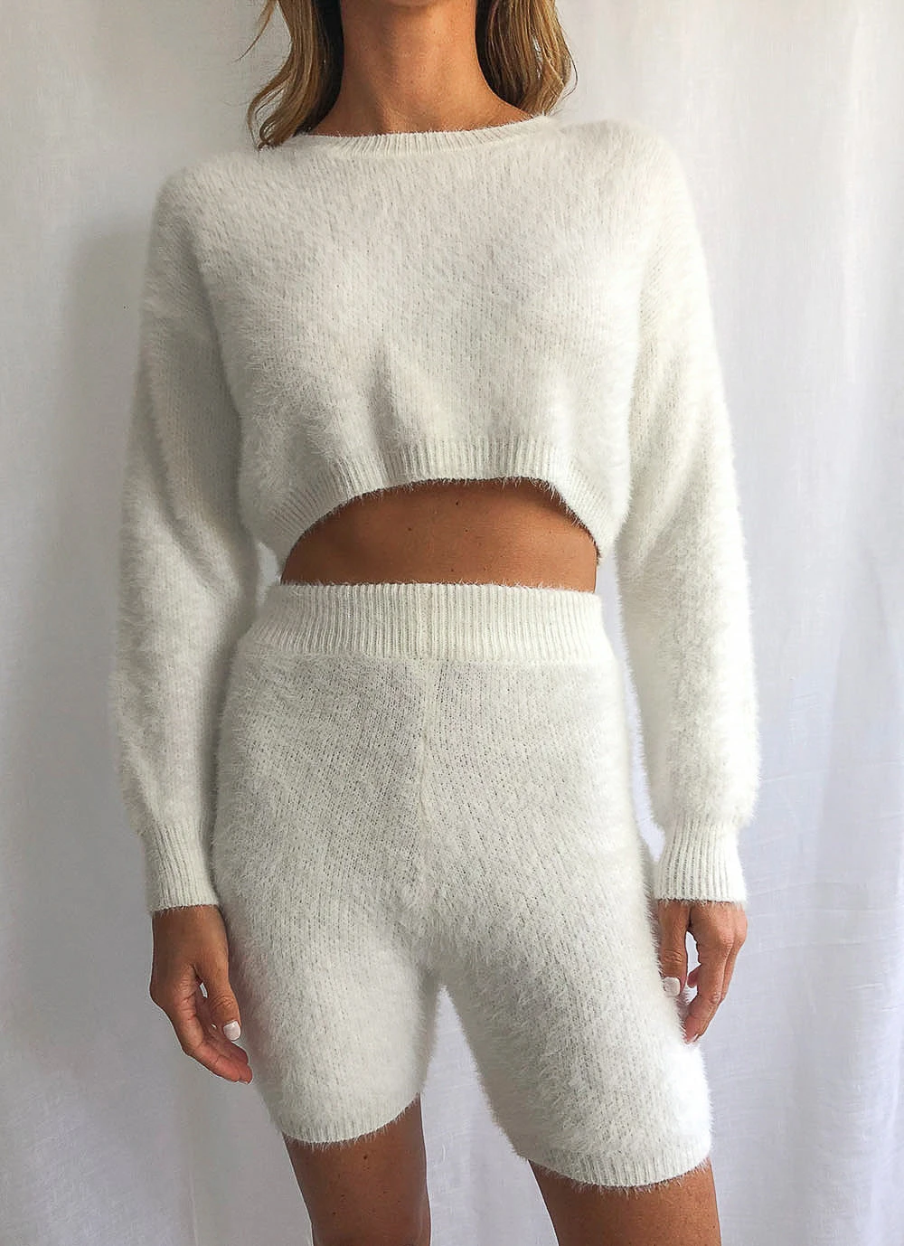 Peppermayo New & Most Loved Trends Knit Shorts - Cream 2 Peppermayo New & Most Loved Trends Knit Shorts - Cream