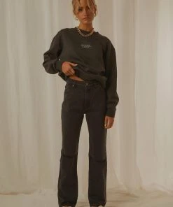 Rolla's Original Straight Jean - Stone Black New & Most Loved