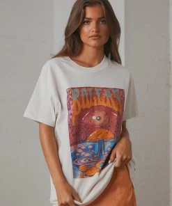 Rolla's Old Mate Shroom Tee - White