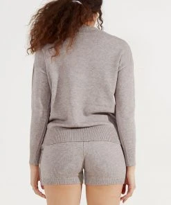 Peppermayo Page Six Knit Jumper - Grey New Tops