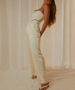 Peppermayo Exclusive Giselle Pants - Ivory New & Most Loved