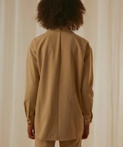 4th & Reckless Nessa Shirt - Beige New & Most Loved