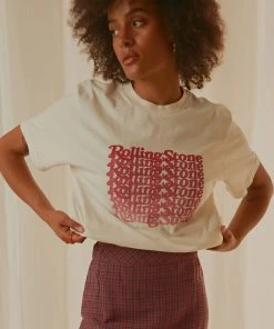 Rolla's Rolling Stone 2020 Tomboy Tee - Vintage White New & Most Loved