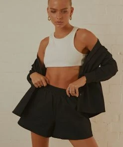 Peppermayo Exclusive Roaming Short - Black New & Most Loved