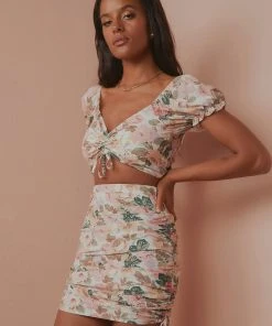 Peppermayo New & Most Loved Roll With It Skirt - Floral