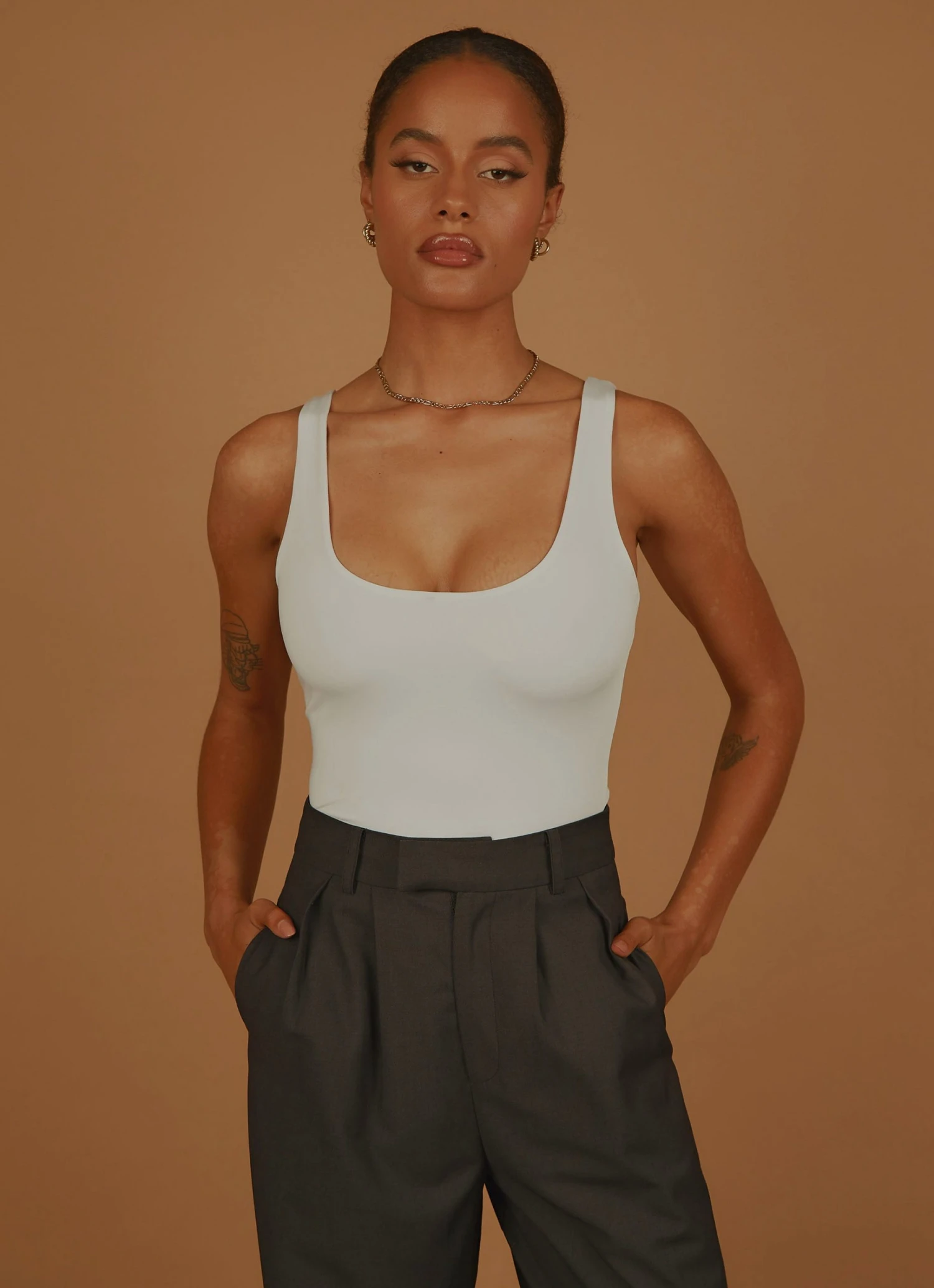 Peppermayo Exclusive Style Essential Tank - White 1 Peppermayo Exclusive Style Essential Tank - White