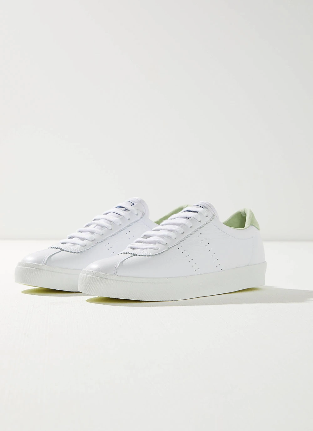 Superga 2843 Clubs Sneaker - A0F White/Green 3 Superga 2843 Clubs Sneaker - A0F White/Green