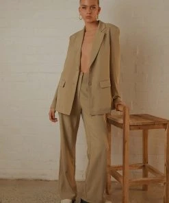Peppermayo Exclusive Kat Suit Pants - Sage