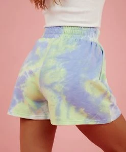 BY DYLN Lincoln Track Short - Tie Dye