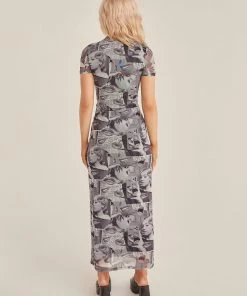 Riley Hubatka X Peppermayo Angel Energy Maxi Dress - Riley Collage