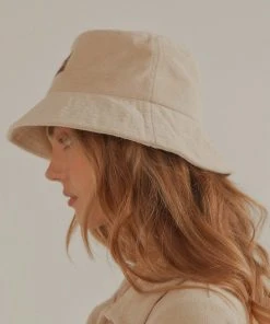 Vacancy Supply Sundial Terry Bucket Hat - Beige