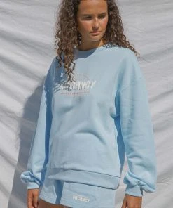 Vacancy Supply New & Most Loved Poolside Crewneck - Powder Blue