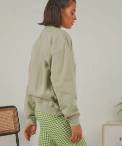 Wrangler New & Most Loved Afterglow OS Sweat - Sage