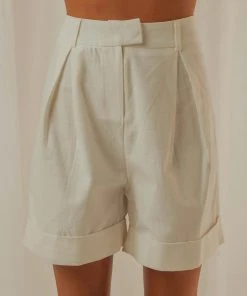 4th & Reckless Ameline Short - White