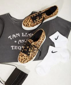 Superga New Shoes 2790 Leahorsew Sneakers - Brown Leopard