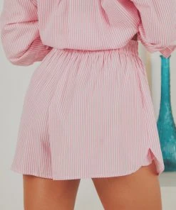 Peppermayo Exclusive Summer Issue Shorts - Pink & White Stripe 13 Peppermayo Exclusive Summer Issue Shorts - Pink & White Stripe