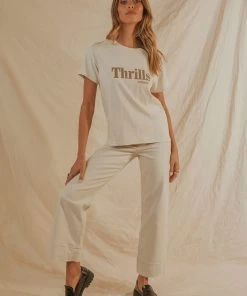 Thrills Ops Relax Fit Tee - Heritage White New & Most Loved 7 Thrills Ops Relax Fit Tee - Heritage White New & Most Loved