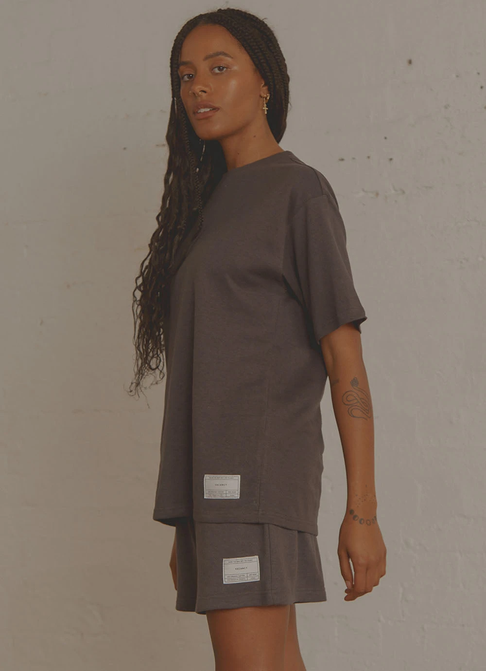 Vacancy Supply The Essential Tee - Faded Black New & Most Loved 4 Vacancy Supply The Essential Tee - Faded Black New & Most Loved