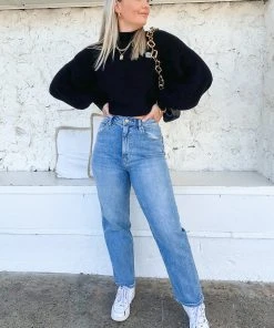 Lee High Straight Jean - Supple Blue