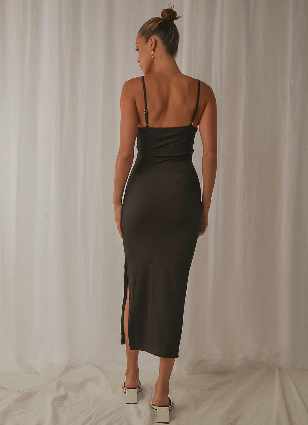 Peppermayo Leave With You Midi Dress - Black New Dresses 4 Peppermayo Leave With You Midi Dress - Black New Dresses