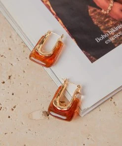 Peppermayo New & Most Loved Peaceful Groove Earrings - Brown