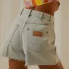 Wrangler Hi Bells Short - Harmony Blues