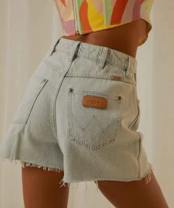 Wrangler Hi Bells Short - Harmony Blues