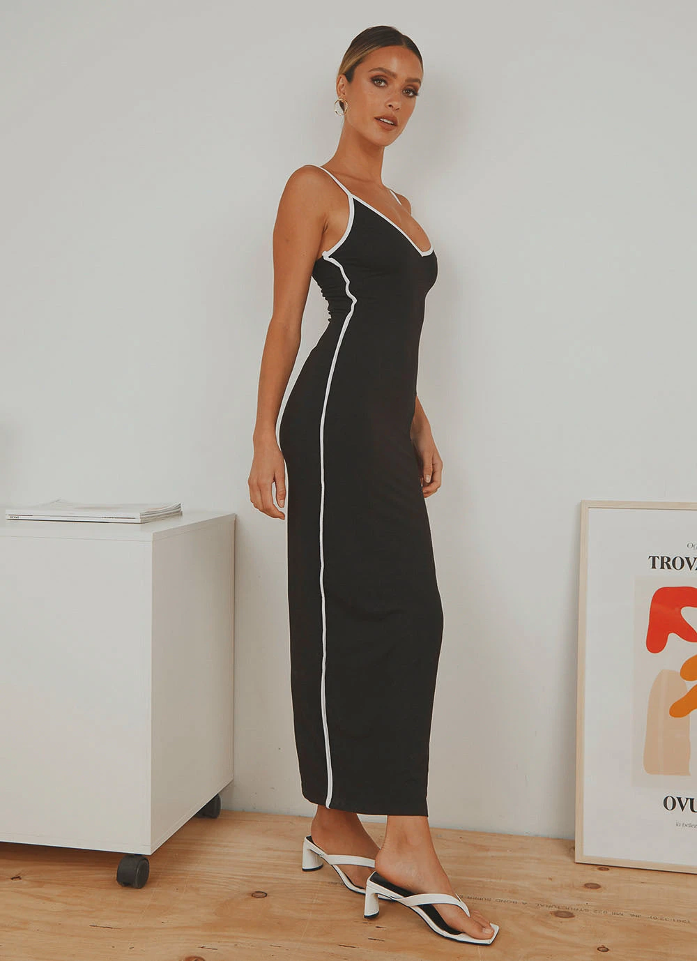 Peppermayo New Dresses Sporty Chic Maxi Dress - White 4 Peppermayo New Dresses Sporty Chic Maxi Dress - White