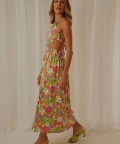Peppermayo Exclusive Weekend In Spain Maxi Dress - 70s Floral