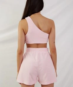 Peppermayo Exclusive New & Most Loved Solstice Terry Crop Top - Pink