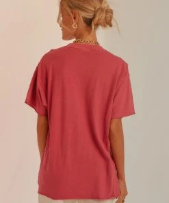 Afends New & Most Loved Slay Hemp Oversized Tee - Watermelon