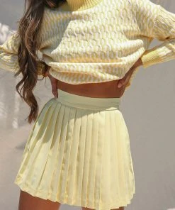 Peppermayo Exclusive No Boundaries Tennis Skirt - Yellow