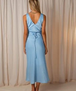 Peppermayo Exclusive Loren Maxi Dress - Blue New & Most Loved