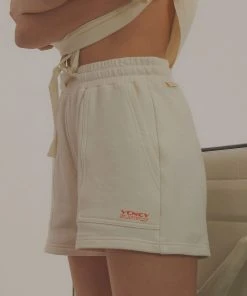 Vacancy Supply Weekend Drive Lounge Short - Off White New & Most Loved