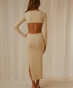 Peppermayo Exclusive New & Most Loved Tainted Love Midi Dress - Ivory