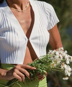 Peppermayo The Moment Necklace - White