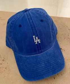 American Needle New & Most Loved Destination Los Angeles Raglan Washed Cap - Royal