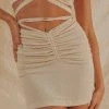 Peppermayo Exclusive Lennon Mini Skirt - Ivory