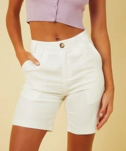 Peppermayo Saturdays Shorts - White New & Most Loved