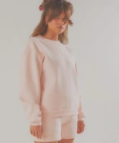 Vacancy Supply Paradise Crew - Pastel Pink New & Most Loved 12 Vacancy Supply Paradise Crew - Pastel Pink New & Most Loved