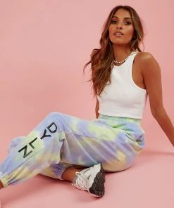 BY DYLN New & Most Loved Hudson Trackpant - Tie Dye