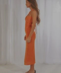 Peppermayo Exclusive Your Revolution Midi Dress - Orange 8 Peppermayo Exclusive Your Revolution Midi Dress - Orange