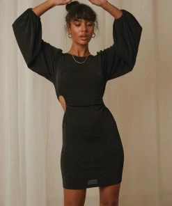 Peppermayo Dance All Night Dress - Black New & Most Loved