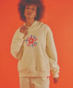 Vacancy Supply X Micke Lindebergh - Blume Hoodie - Buttercream New & Most Loved