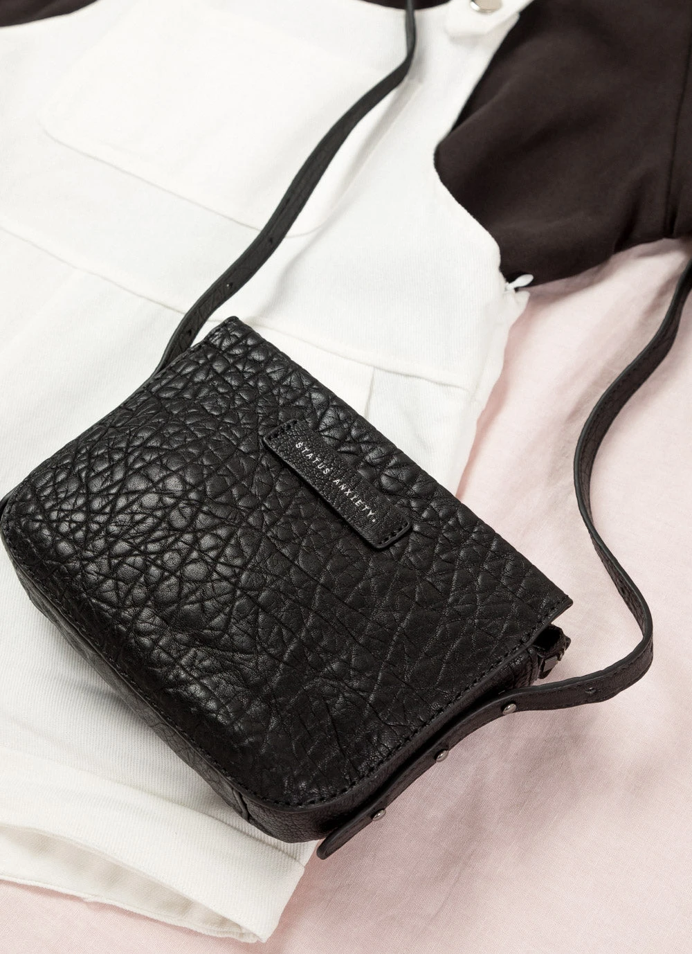 Status Anxiety In Her Command Bag - Black Bubble 2 Status Anxiety In Her Command Bag - Black Bubble